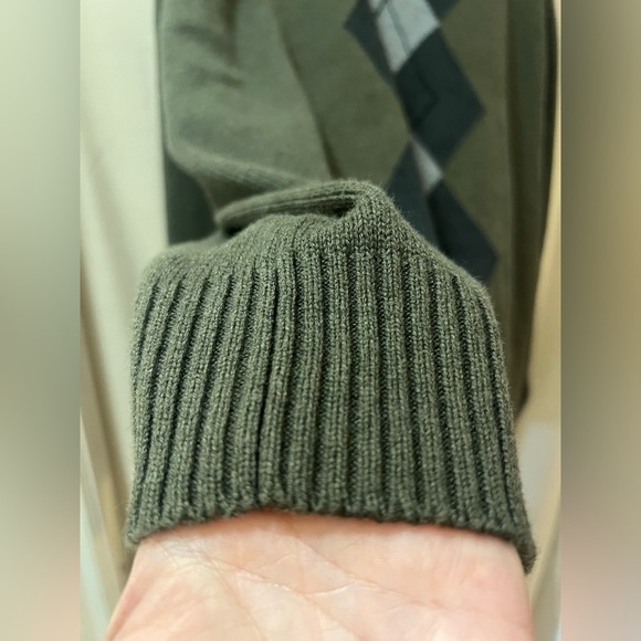 🔴Oscar de la renta men’s argyle sweater plus size XXL - Picture 2 of 7